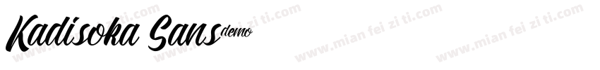 Kadisoka Sans字体转换
